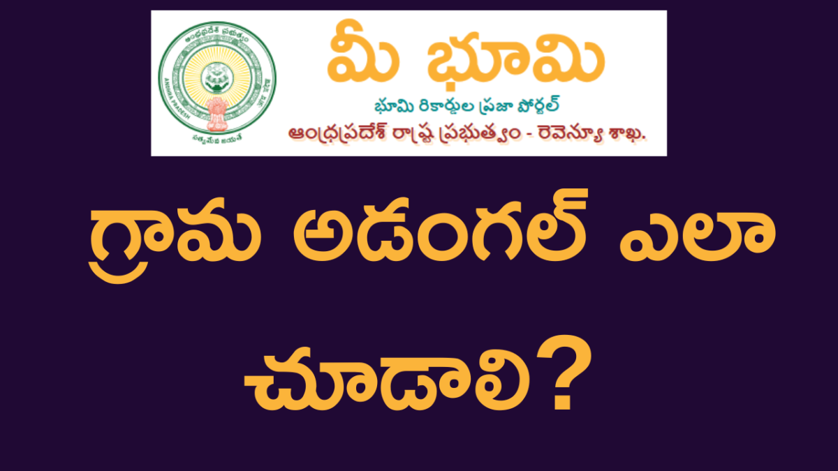 How to verify Entire village Adangal