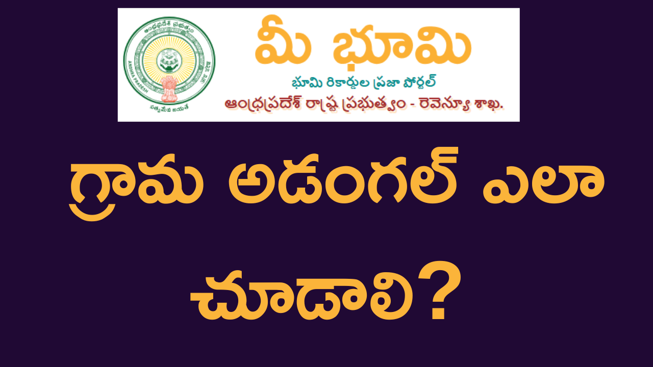 How to verify Entire village Adangal