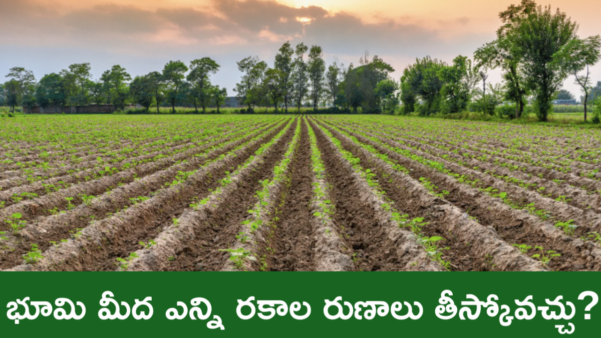 భూమి మీద ఎన్ని రకాల రుణాలు తీస్కోవచ్చు – పూర్తి వివరాలు